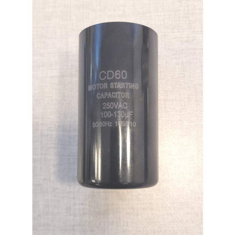 קבל התנעה  100-130 MF 250VAC למנועי חשמל ומזגנים