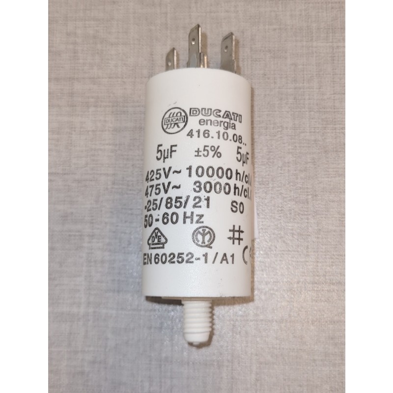 קבל עבודה 4MF 400V למנועי חשמל ומזגנים