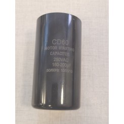  קבל התנעה 160-200 MF 250VAC למנועי חשמל ומזגנים 